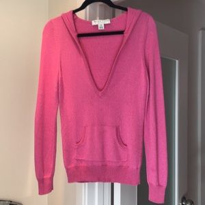 Adorable Trina Turk pink hoodie!